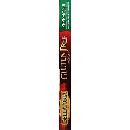Bellatoria Pizza, Gluten Free, Pepperoni, Thin Crust