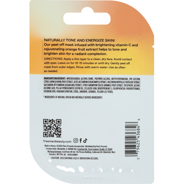Freeman Beauty Peel-Off Mask, Brightening  DestGlow