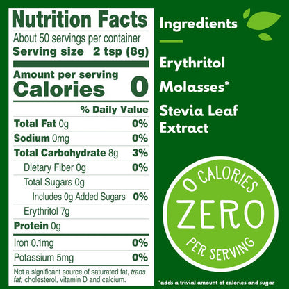 Truvia Sweet Complete Brown  Sweetener With The Stevia Leaf