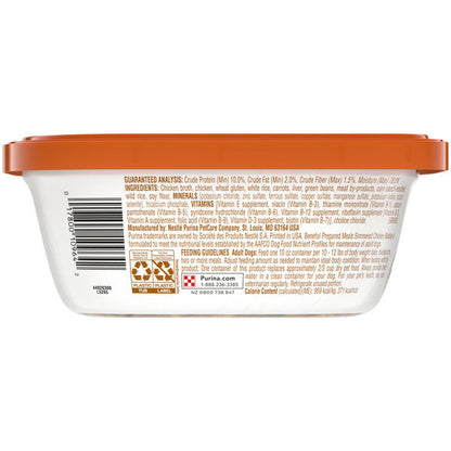 Purina Beneful High Protein Wet Dog Food With Gravy, Prepared Meals Simmered Chicken Medley