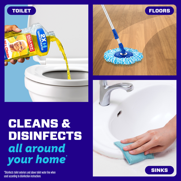 Mr. Clean All Purpose Cleaner, Cleaning Liquid, Lemon  DestGlow