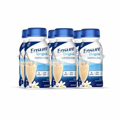 Ensure Original Nutrition Shake Vanilla Ready-to-Drink Bottles  DestGlow