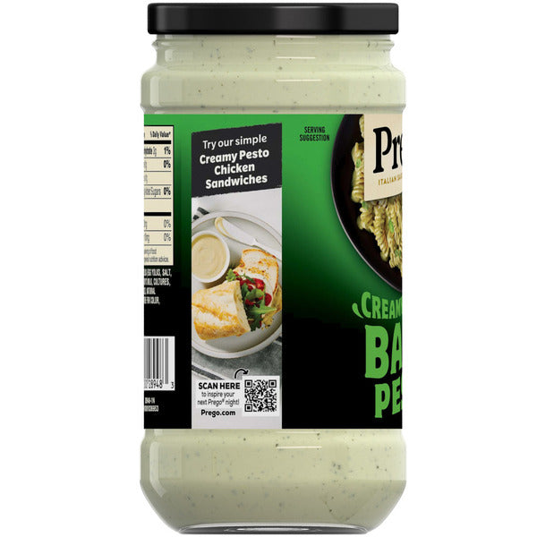 Prego Creamy Basil Pesto Pasta Sauce  DestGlow