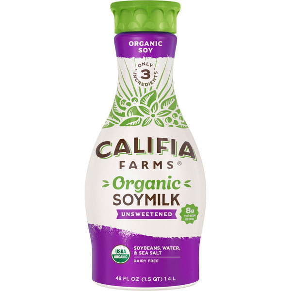 Califia Farms Organic Soy Milk  DestGlow