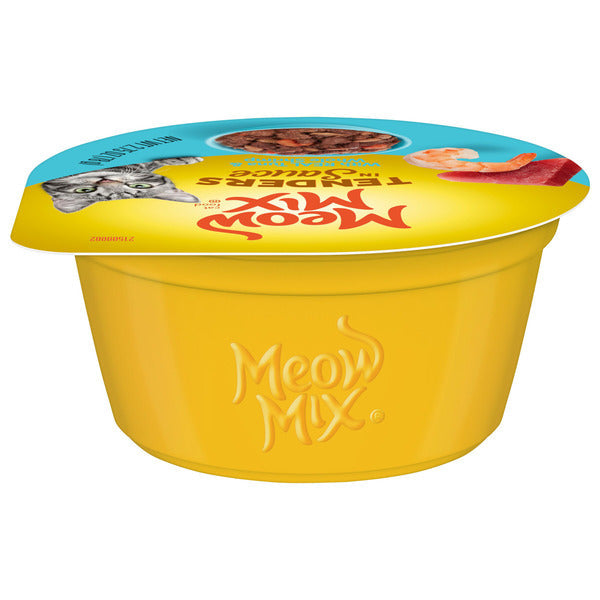 Meow Mix Tender Favorites with REAL Tuna &amp; Whole Shrimp in Sauce, Wet Cat Food  DestGlow