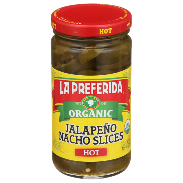 La Preferida Organic Jalapeño Nacho Slices, Hot  DestGlow