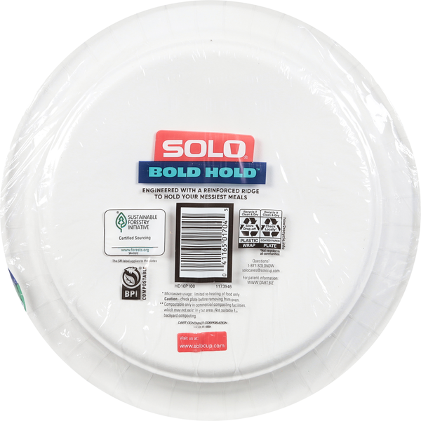 SOLO Paper Plates, Max Strength  DestGlow