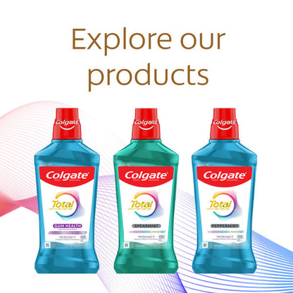 Colgate Alcohol Free Mouthwash, Antibacterial, Spearmint