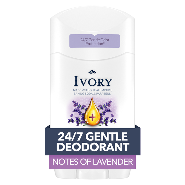 Ivory Gentle Deodorant, Hint of Lavender  DestGlow
