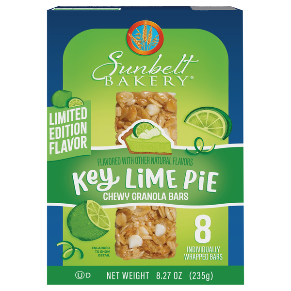 Sunbelt Bakery Chewy Key Lime Pie Granola Bars  DestGlow
