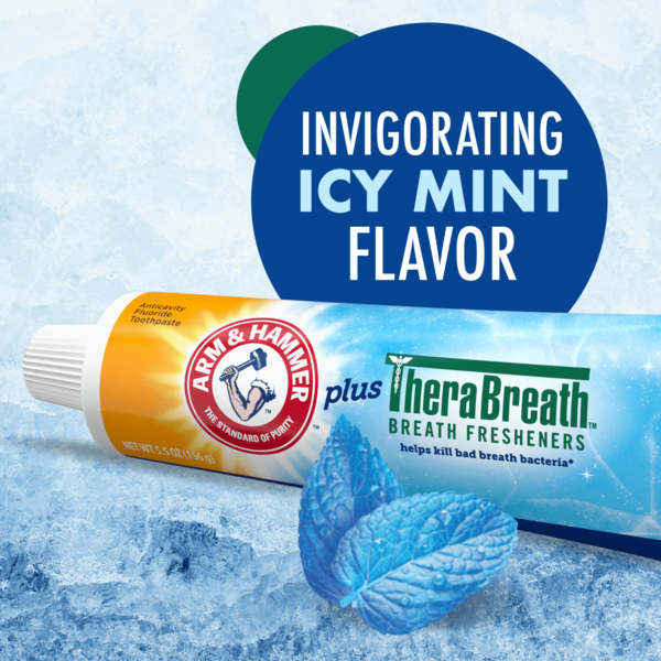 Arm &amp; Hammer Whitening Toothpaste Plus Therabreath Breath Fresheners