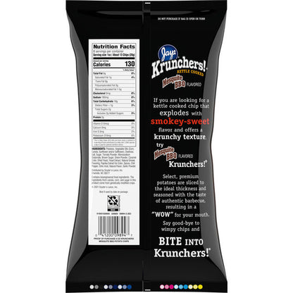 Krunchers  Kettle Cooked Potato Chips Mesquite BBQ