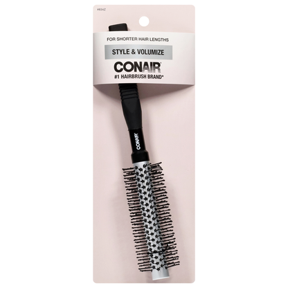 Conair Style &amp; Volumize 12-Row Full Round Metal Barrel Brush
