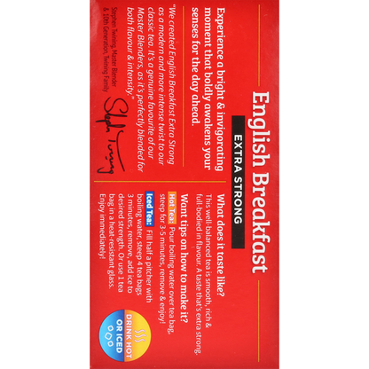 Twinings English Breakfast Extra Strong Tea Bags