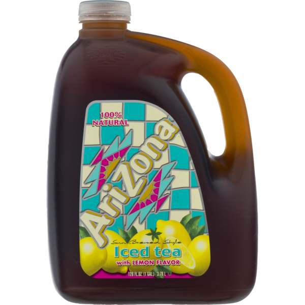 AriZona Sun Brewed Style Iced Tea with Lemon Flavor  DestGlow