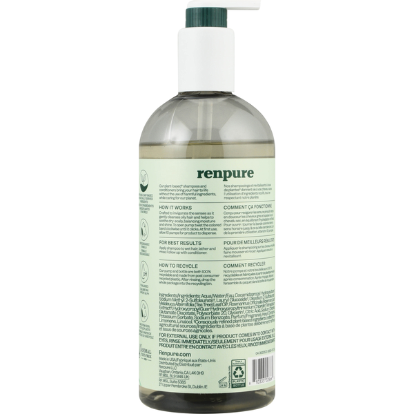 Renpure Refresh and Rebalance Tea Tree &amp; Rosemary Shampoo