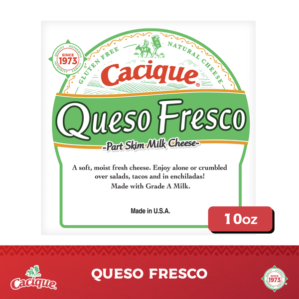 Cacique Cheese, Part Skim Milk, Queso Fresco  DestGlow