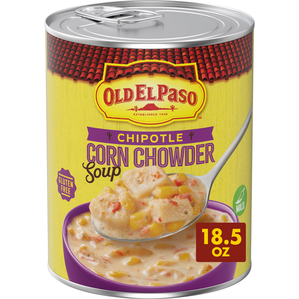 Old El Paso Chipotle Corn Chowder Canned Soup  DestGlow