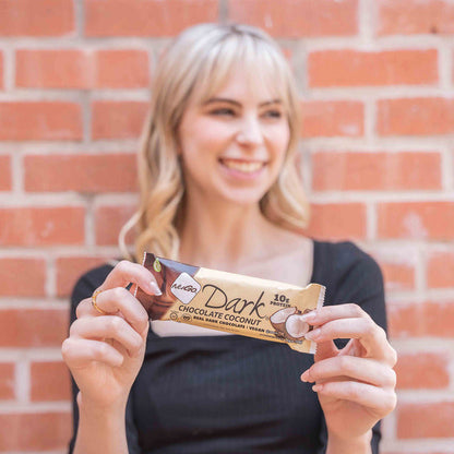 NuGo Dark Chocolate Coconut Vegan, Gluten Free Protein Bar