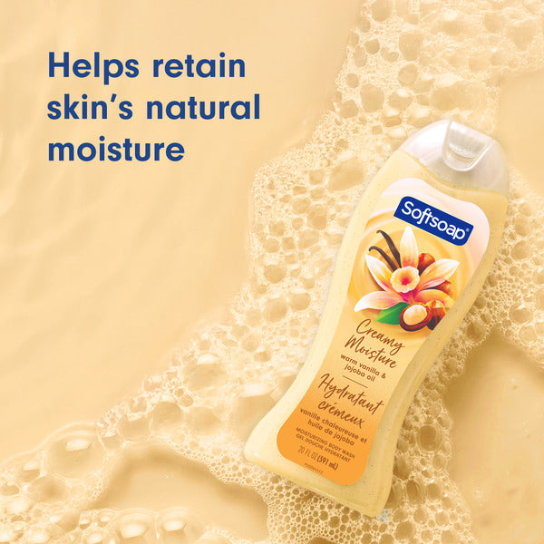 Softsoap Moisturizing Body Wash Gel, Warm Vanilla &amp; Jojoba Oil