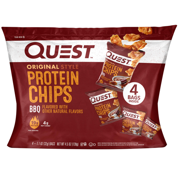 Quest Protein Chips, BBQ Flavor, Original Style  DestGlow