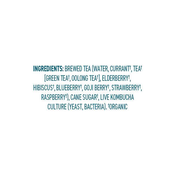 Brew Dr. Kombucha Superberry, w/ Raspberry, Blueberry &amp; Oolong Tea