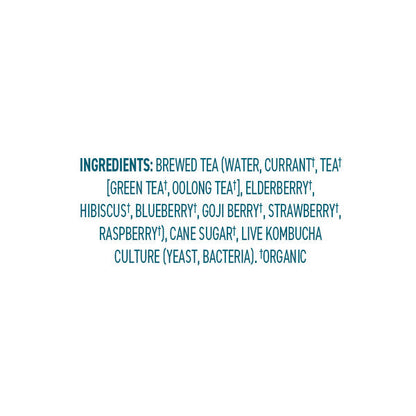 Brew Dr. Kombucha Superberry, w/ Raspberry, Blueberry &amp; Oolong Tea