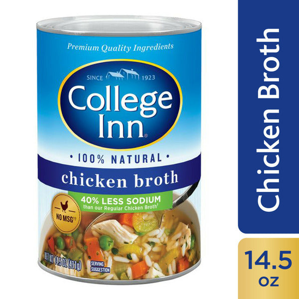 College Inn Less Sodium Chicken Broth  DestGlow