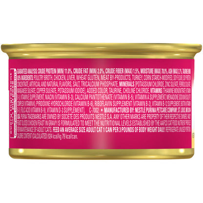 Purina Fancy Feast Sliced Chicken Feast Wet Cat Food in Gravy