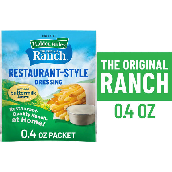 Hidden Valley The Original Ranch Restaurant-Style Dressing Packet  DestGlow