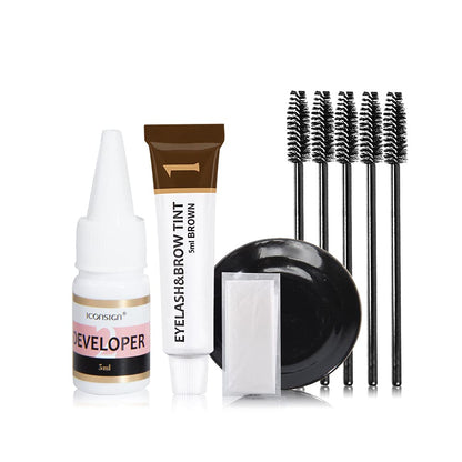Lash &amp; Brow Tint Kit, Professional Semi-Permanent 2-IN-1