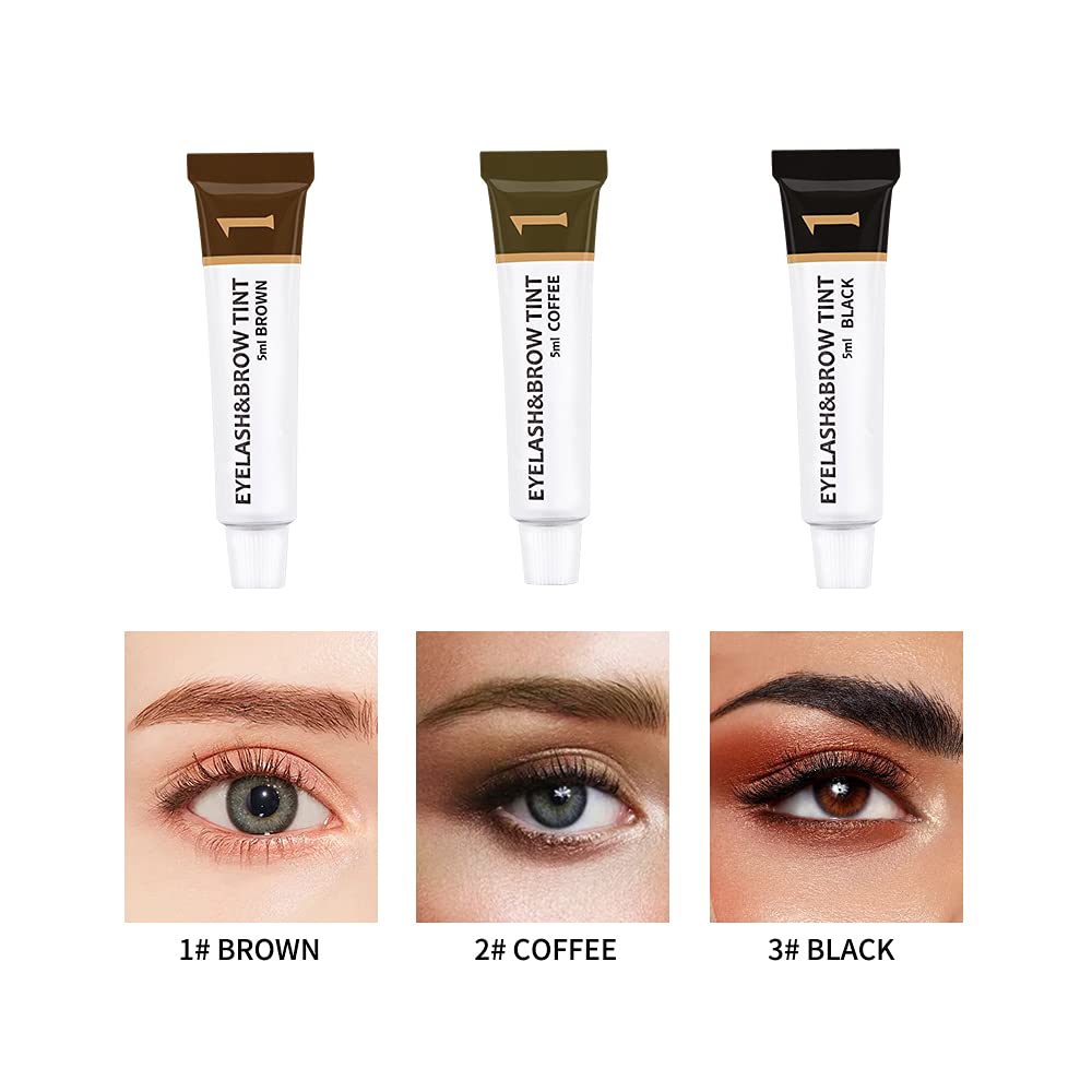 Lash &amp; Brow Tint Kit, Professional Semi-Permanent 2-IN-1