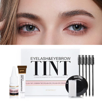 Lash &amp; Brow Tint Kit, Professional Semi-Permanent 2-IN-1