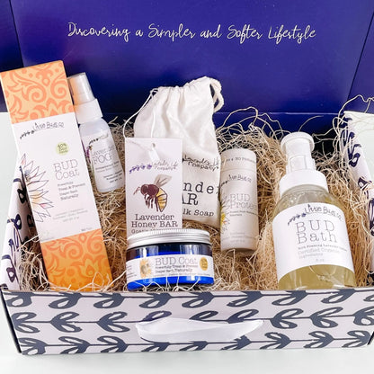 Lavender Bud Box - Baby Bath Gift Set by Lavender Life Company