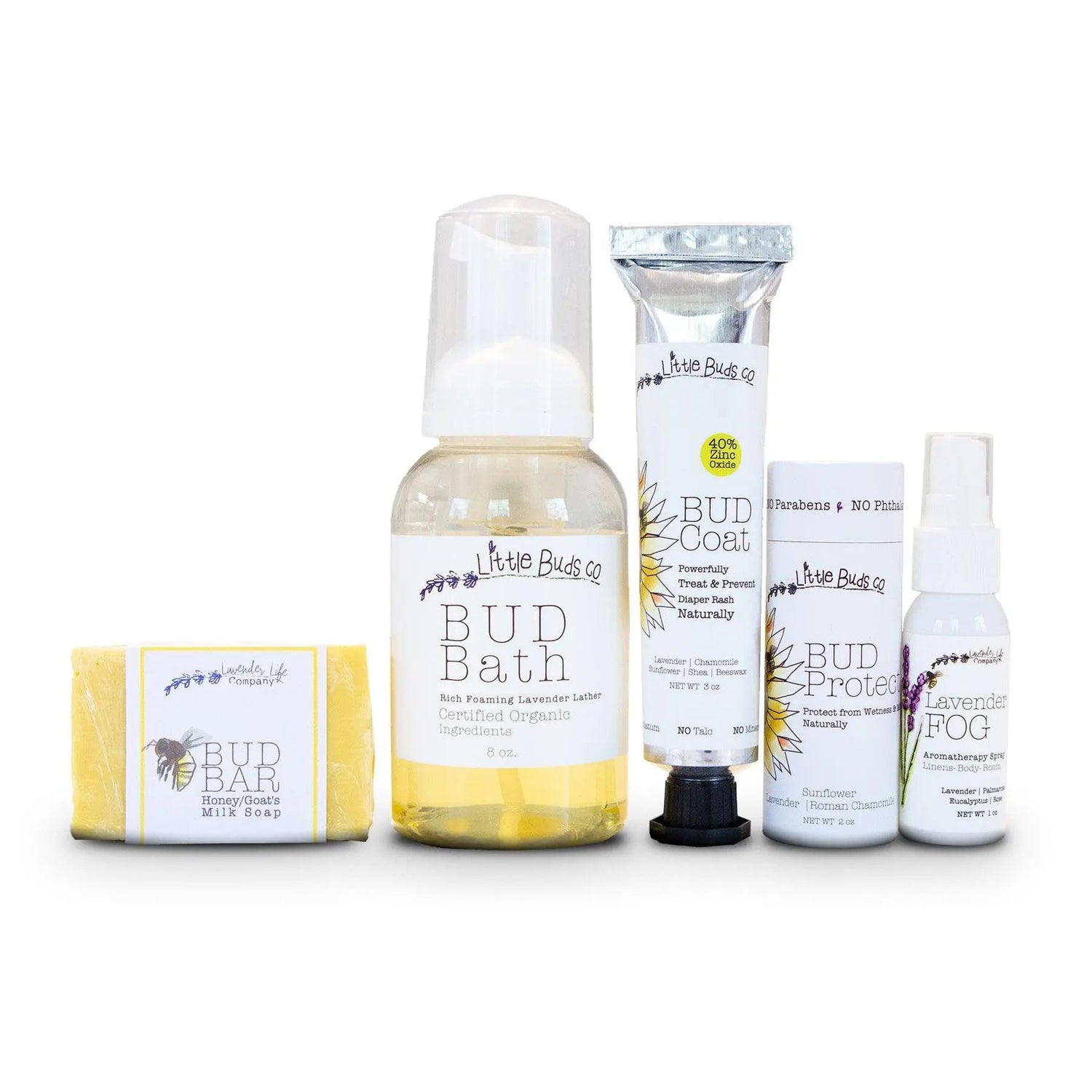 Lavender Bud Box - Baby Bath Gift Set by Lavender Life Company