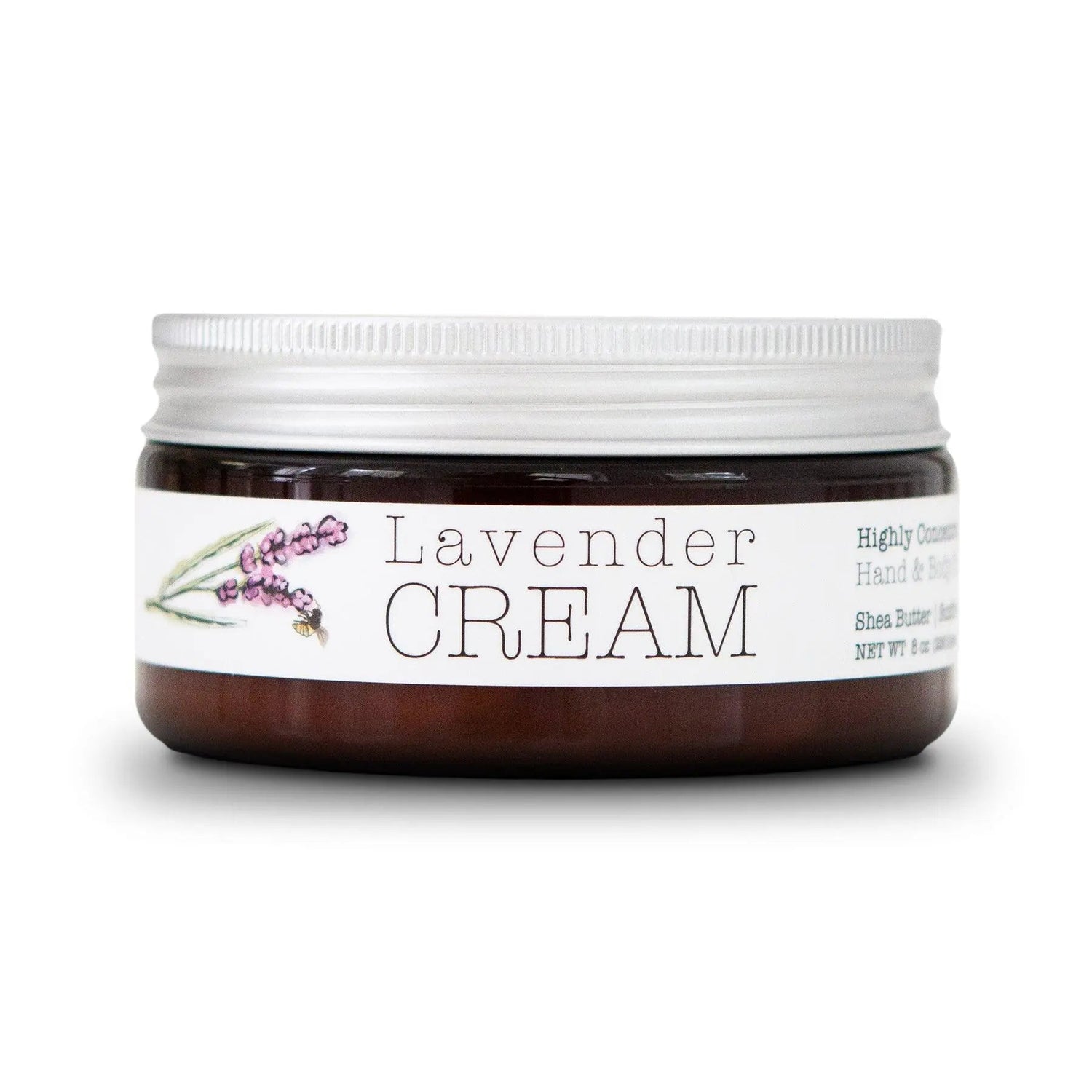 Lavender CREAM - Aromatherapy Hand &amp; Body Cream -Lotion 8 oz or 16 oz by Lavender Life Company