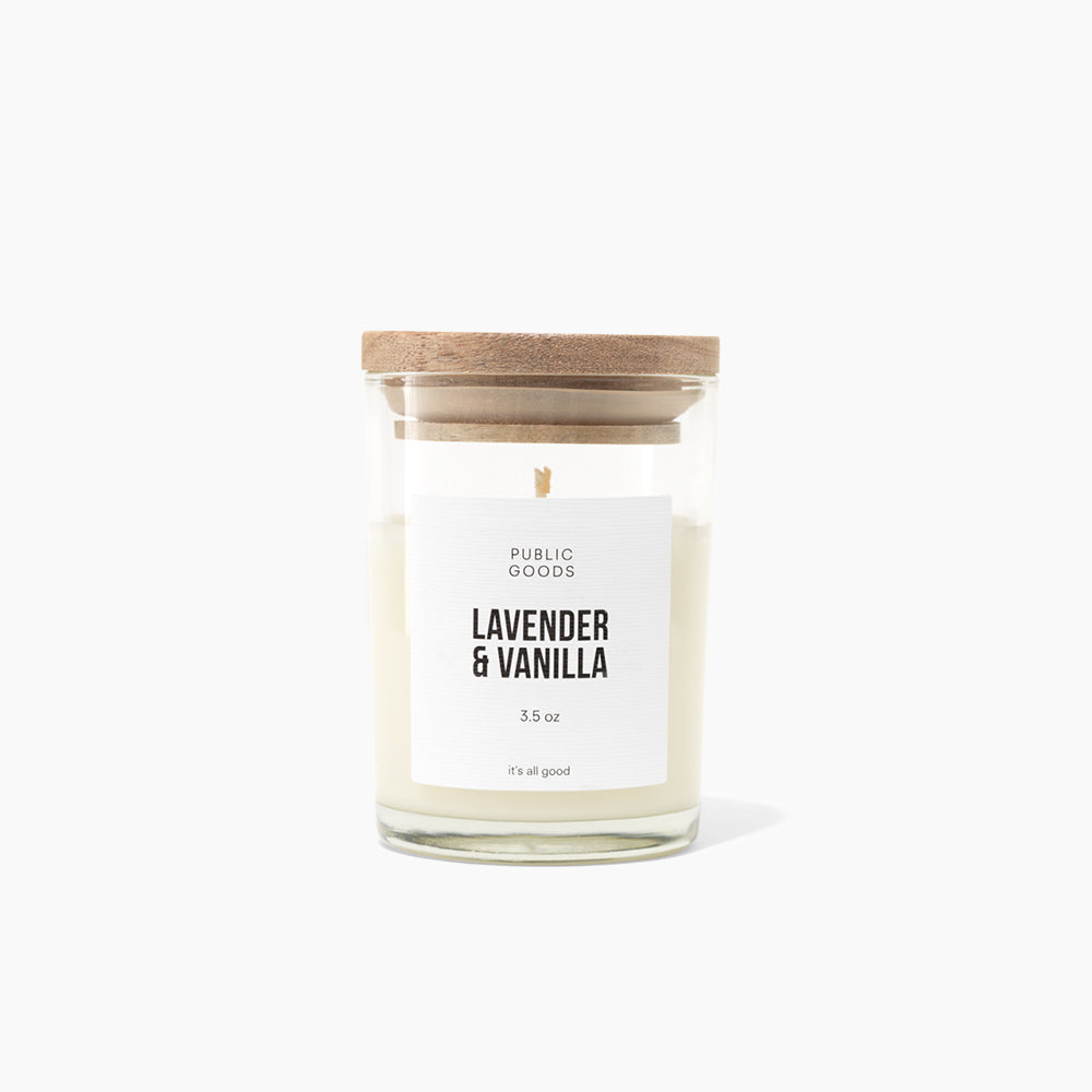 Lavender &amp; Vanilla Soy Candle by Public Goods