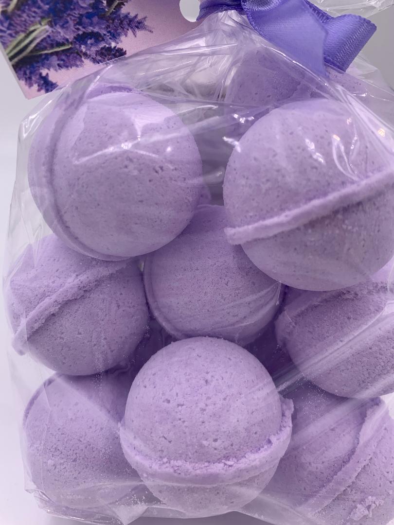 14 pack of 1 oz bath bomb fizzies (U-select fragrance) with shea, mango &amp; cocoa butter, gift bag bath fizzies, relax while you moisturize your skin by Spa Pure