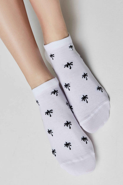 Cotton Ankle Socks Conte Active - 589 Palm Trees