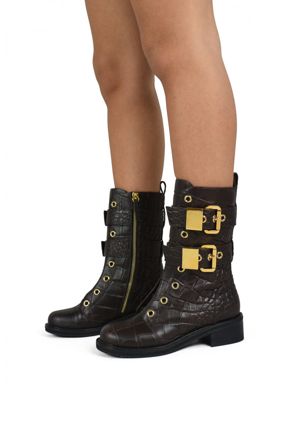 Giuseppe Zanotti Women Leather Boots by Luosophy