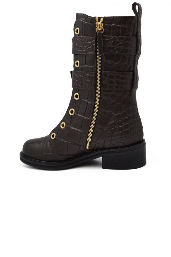 Giuseppe Zanotti Women Leather Boots by Luosophy