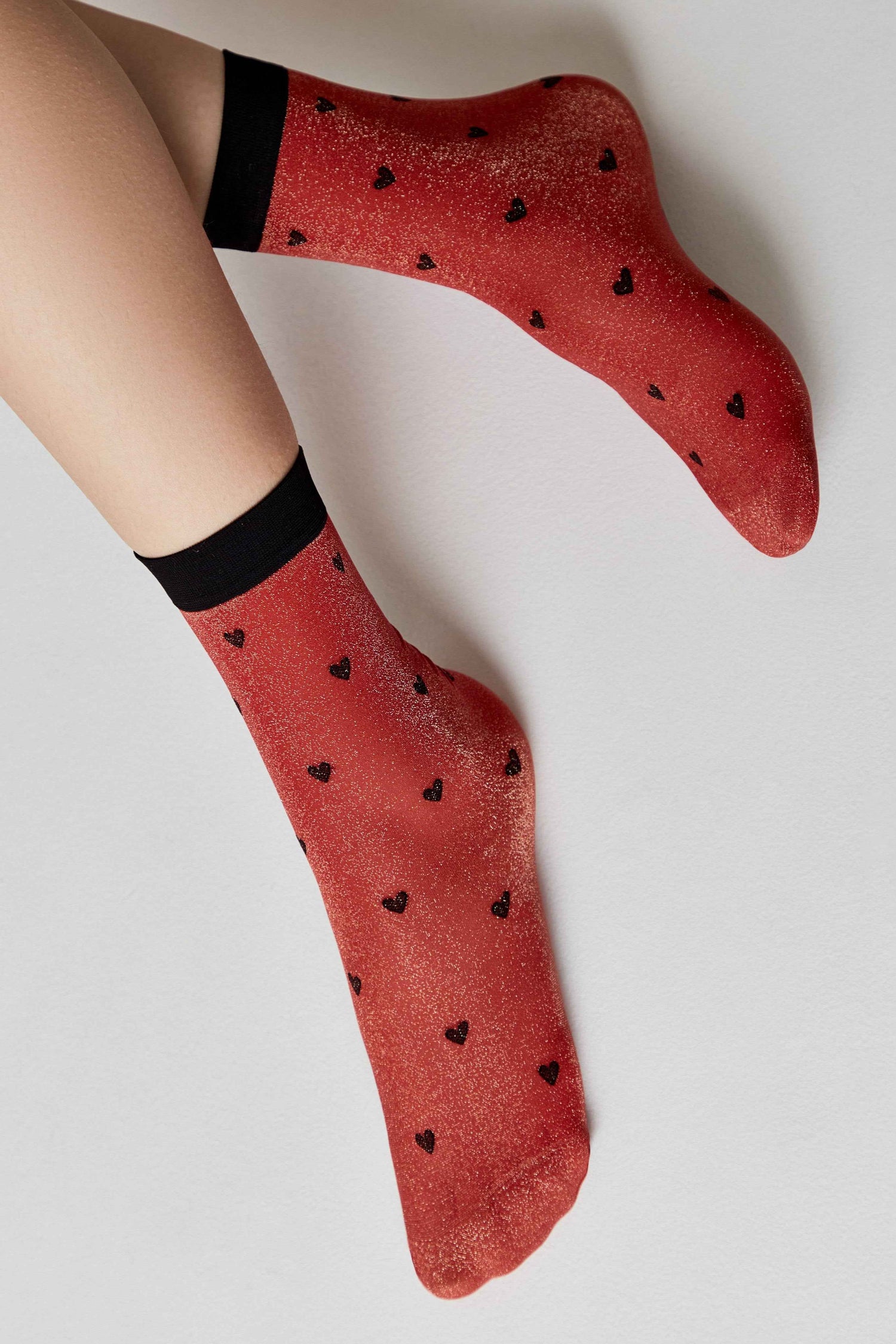 Shimmering Socks Conte Fantasy - "Hearts" Designs