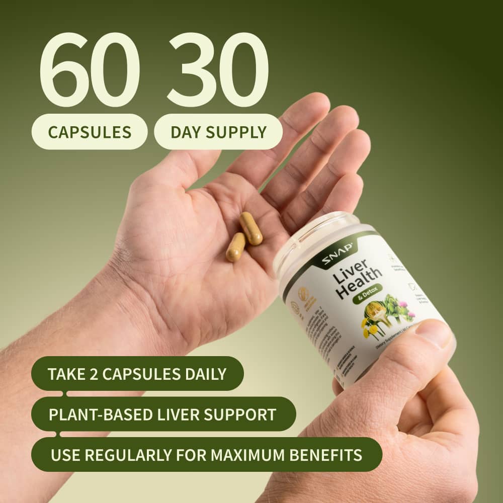 Liver Health &amp; Detox - Buy 3, Get 2 FREE! by Snap Supplements