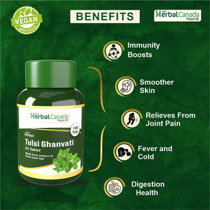 Herbal Canada Tulsi Ghanvati Tablets