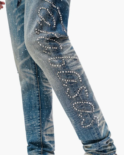 Valabasas Licium Jeans - Dark Blue by Denim Exchange