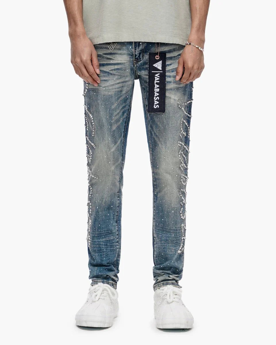 Valabasas Licium Jeans - Dark Blue by Denim Exchange