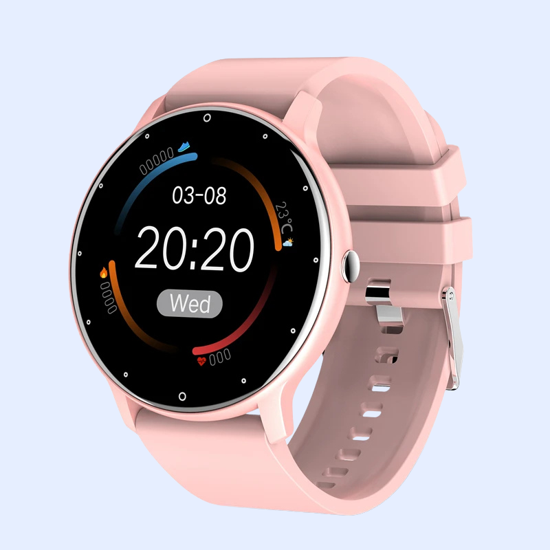AquaSport™ Waterproof Smartwatch – Rose Gold Mesh Band &amp; Fitness Tracker