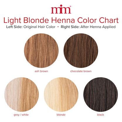 Henna Hair Dye - Light Blonde by Morrocco Method International