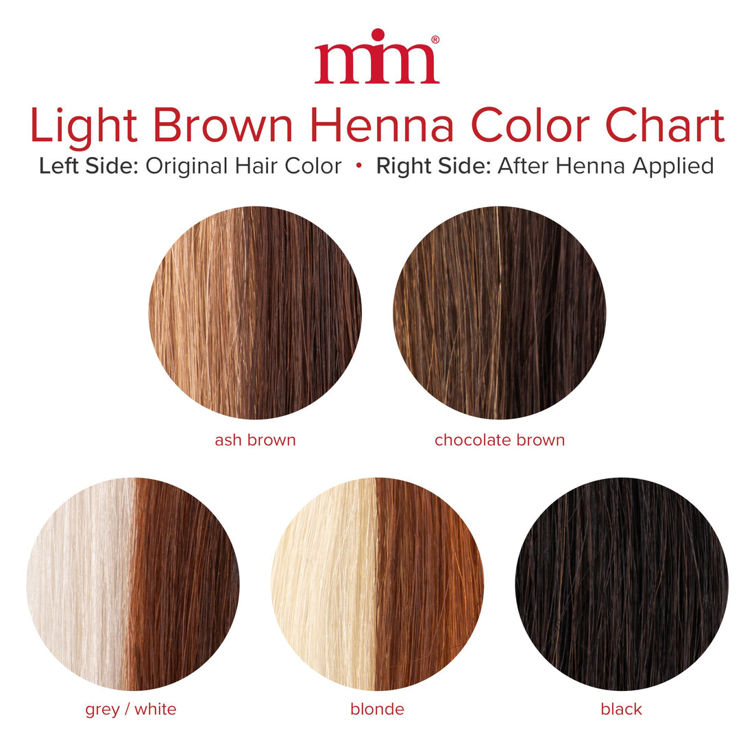 Henna Hair Dye - Light Brown by Morrocco Method International