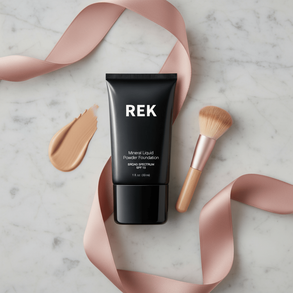 Mineral Liquid Powder Foundation with SPF 15 | REK Cosmetics — Multiple Shades by REK Cosmetics